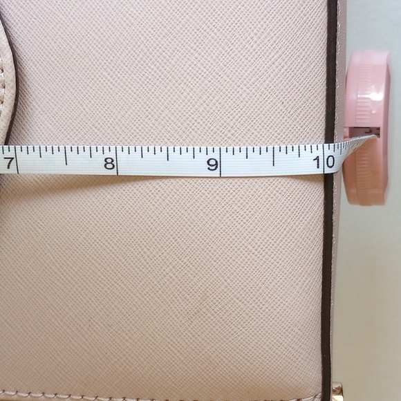 Gold Hardware MMK Jet Set Saffiano Frame Leather Bag Medium Tote Front Pocket - Picture 10 of 10